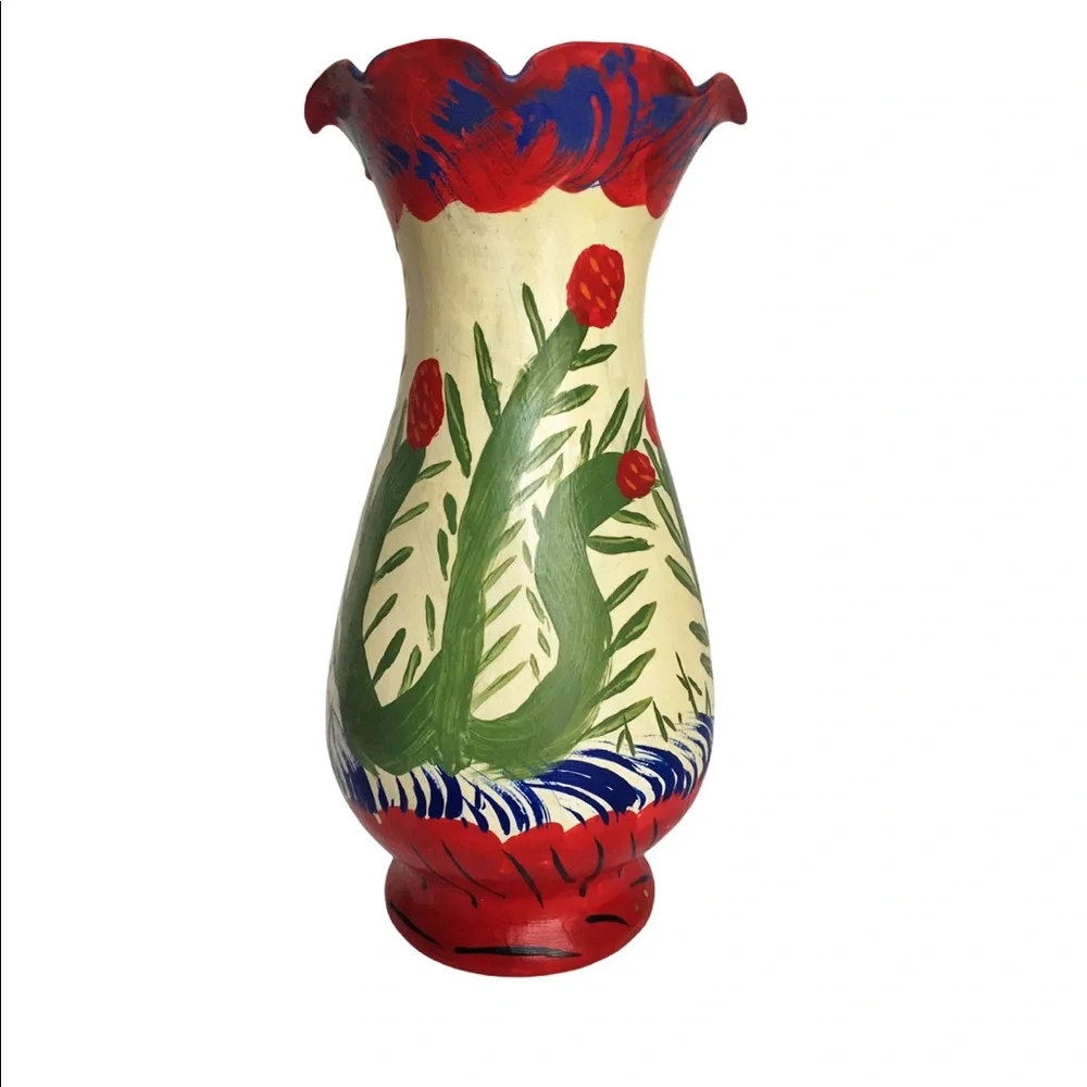 Hand Painted Norell Gudaitis Original Art Vase